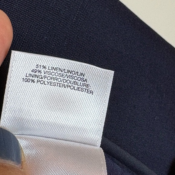 Elegant Navy Women's Pants suit - Picture 6 of 7